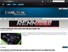 Tablet Screenshot of caddyboost.com